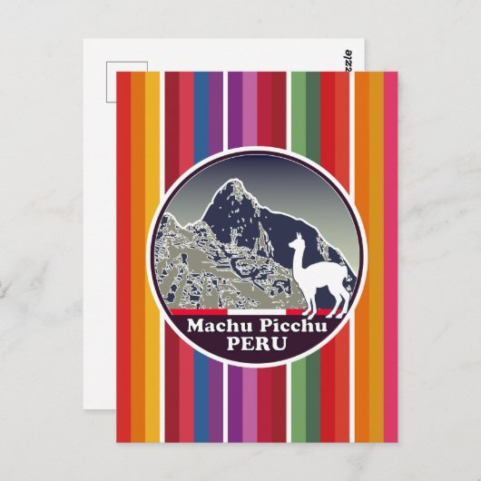 Inca Citadel Machu Picchu Cusco Peru ポストカード (正面/裏面)
