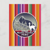 Inca Citadel Machu Picchu Cusco Peru ポストカード (正面)