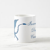 Incandescnetのドラゴンの創造による青いドラゴンのマグ コーヒーマグカップ (中央)