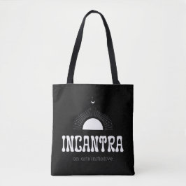incantraメインロゴとパターントートバッグ トートバッグ