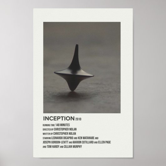 inception 2010 ポスター (正面)
