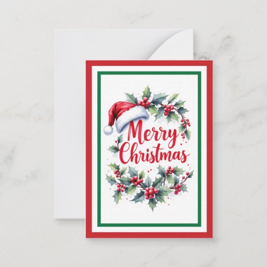 Include A Personal Note with your Christmas Gift ノートカード (裏面)