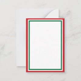 Include A Personal Note with your Christmas Gift ノートカード