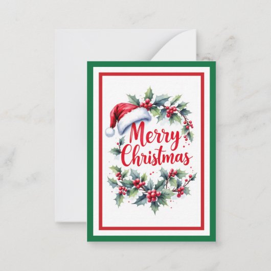 Include A Personal Note with your Christmas Gift ノートカード (裏面)