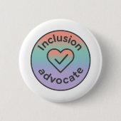 Inclusion Advocate 缶バッジ (正面)