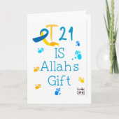 Inclusion for Down Syndrome - Allah's Gift カード (正面)