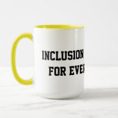 Inclusion is good for everyone マグカップ (左)