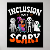 Inclusion Isn't Y Sped Halloween Special Education ポスター (正面)