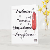 Inclusion Matters - Acceptance カード (黄色い花)