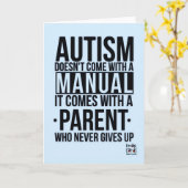 Inclusion Matters - Autism カード (黄色い花)