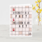 Inclusion Matters - Diversity カード (黄色い花)
