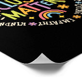 Inclusion Problems Special Education Teacher Autis ポスター (角)