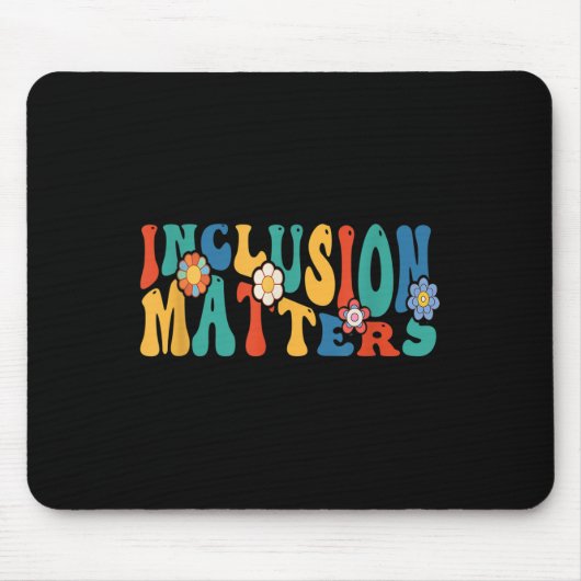 Inclusion S Special Education Autism Awareness Tea マウスパッド (正面)