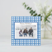 Inclusive Holiday Plaid Photo Card シーズンカード (スタンド正面)