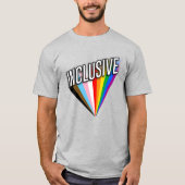 Inclusive Pride Burst Tシャツ (正面)