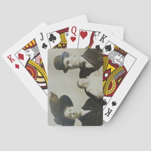 Incly Daddy inボウリングをする人、 クリケットの投手ファミリーRPPC B&W写真イメ トランプ (裏面)