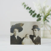 Incly Daddy inボウリングをする人、 クリケットの投手ファミリーRPPC B&W写真イメ ポストカード (スタンド正面)