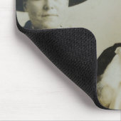 Incly Daddy inボウリングをする人、 クリケットの投手ファミリーRPPC B&W写真イメ マウスパッド (コーナー)