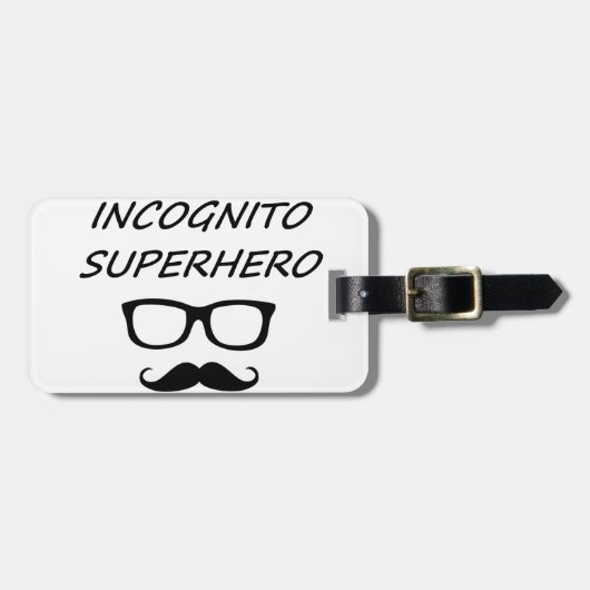 Incognitoスーパーヒーロー04B ラゲッジタグ (正面横)