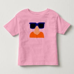 Incognito口ひげ&グラストドラーリンガーティー トドラーTシャツ