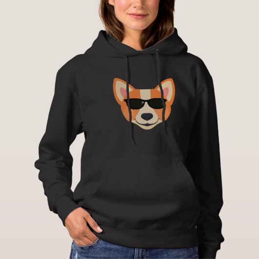 Incognito Corgi Incorgnito Corgiホワイトコルギ786 パーカ (正面)