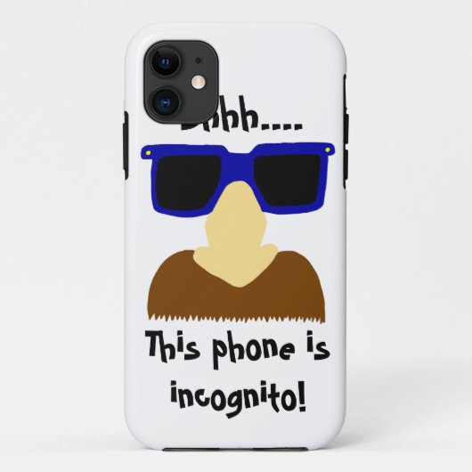 Incognito Mustache & Glasses iPhone 5ケース Case-Mate iPhoneケース (裏面)