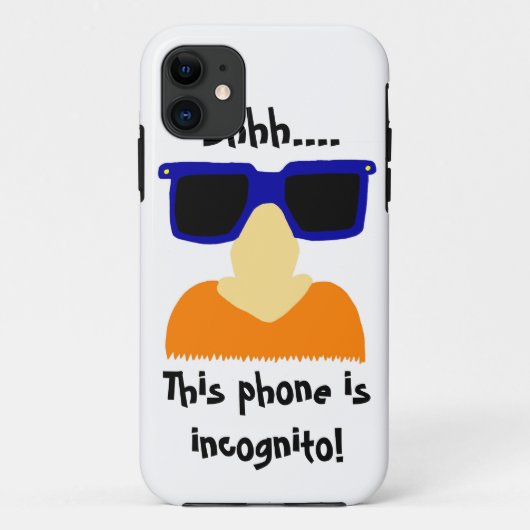 Incognito Mustache & Glasses iPhone 5ケース Case-Mate iPhoneケース (裏面)