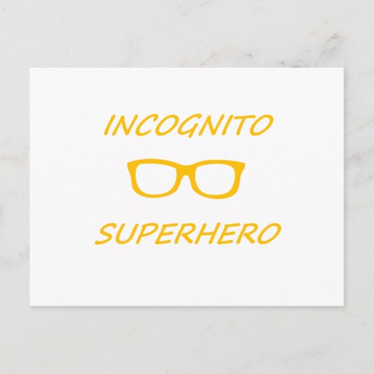 Incognito Superhero 01O ポストカード (正面)