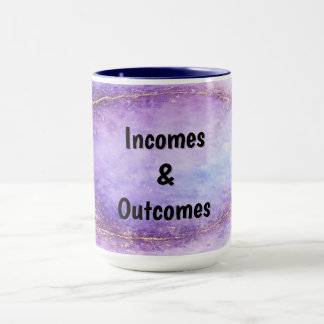 Incomes & Outcomes Mug マグカップ