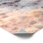 Incoming Surf And Seashells On Sanibel Island ポスター (角)