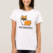 Incorgnitoの赤いワイシャツ| CorgiThings Tシャツ (正面)