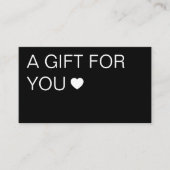 Increase Repeat Customers Modern Gift Voucher 割引カード (正面)