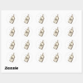 Increasing Value Vintage Price Tag Sticker ラウンドシール (シート)
