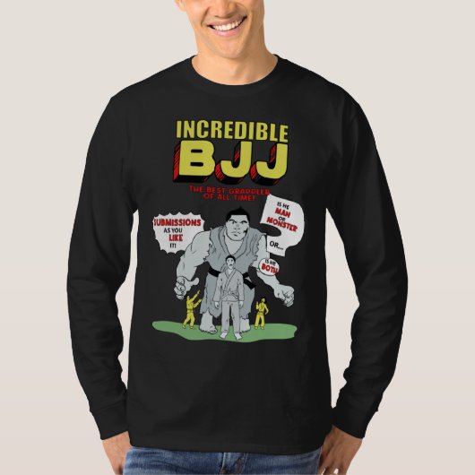 Incredible BJJ Brazilian Jiu Jitsu BJJ MMA Tシャツ (正面)