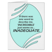 Incredible is inaccurate (正面)