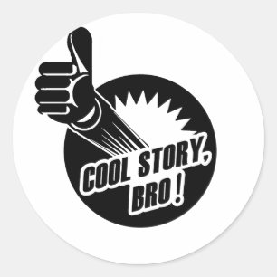 IncredistoryのCool story Bro ラウンドシール