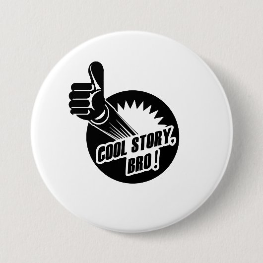 IncredistoryのCool story Bro 缶バッジ (正面)