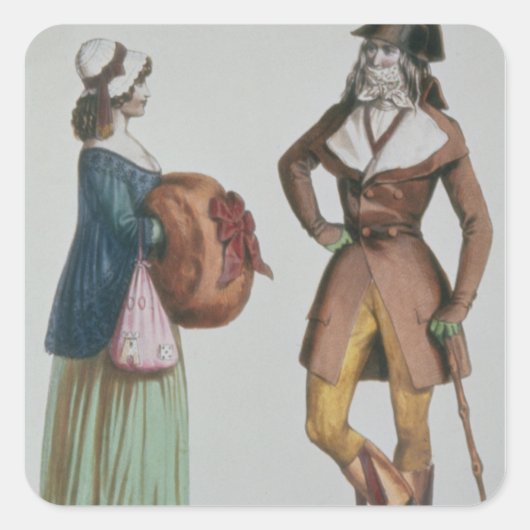 'Incroyable et Merveilleuse', c.1775 スクエアシール (正面)