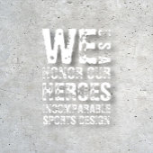 IncSprtsDsgn USA, 'We honor our Heroes' T-Shirt Tシャツ