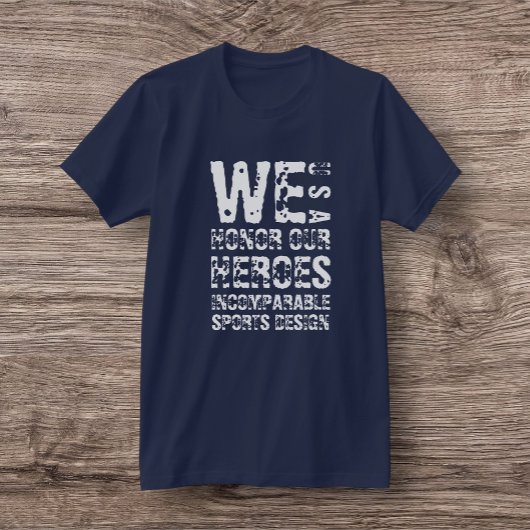 IncSprtsDsgn USA, 'We honor our Heroes' T-Shirt Tシャツ