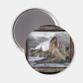 IndainMaiden_Wolf マグネット (正面/裏面)