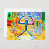 Indaloのファンファーレの郵便はがき ポストカード (正面/裏面)