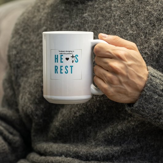 Indeed, Almighty is with the patient コーヒーマグカップ