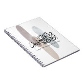 Indeed, the Virtuous Will Be in Bliss – Arabic Art ノートブック (右側)