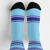 Indego and blue & orange - Name Number Socks ソックス (上部)