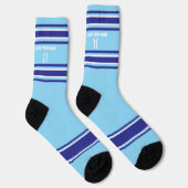 Indego and blue Sport Jersey - Name Number Socks ソックス (右)