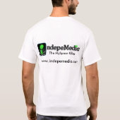 Indepemedia Tシャツ (裏面)