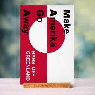 Independant Greenland アクリルサイン