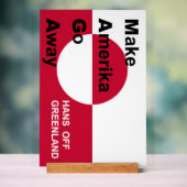 Independant Greenland アクリルサイン (ニュートラル)