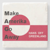 Independant Greenland ストーンコースター (正面)